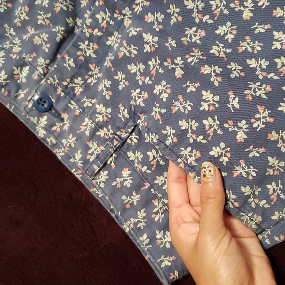 Vintage 90's Crazy Horse by Liz Claiborne Floral High Waisted Capri Pants - Picture 7 of 8